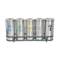 Ovata-505 5'li Paslanmaz Sıfır Atık Kutusu (Hazneli)