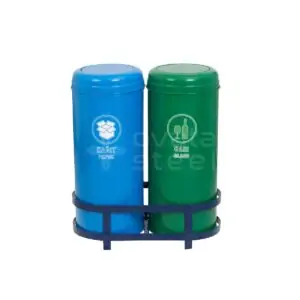 Ovata-480 2'li Sıfır Atık Kutusu (Hazneli)