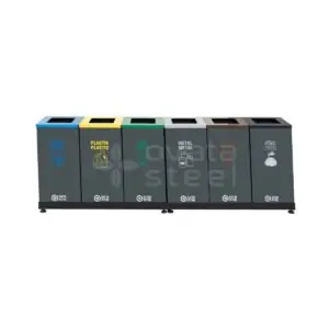 Ovata-487 6'lı Sıfır Atık Kutusu (Hazneli)
