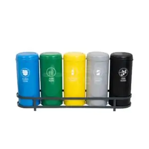Ovata-477 5'li Sıfır Atık Kutusu (Hazneli)