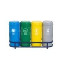 Ovata-478 4'lü Sıfır Atık Kutusu (Hazneli)